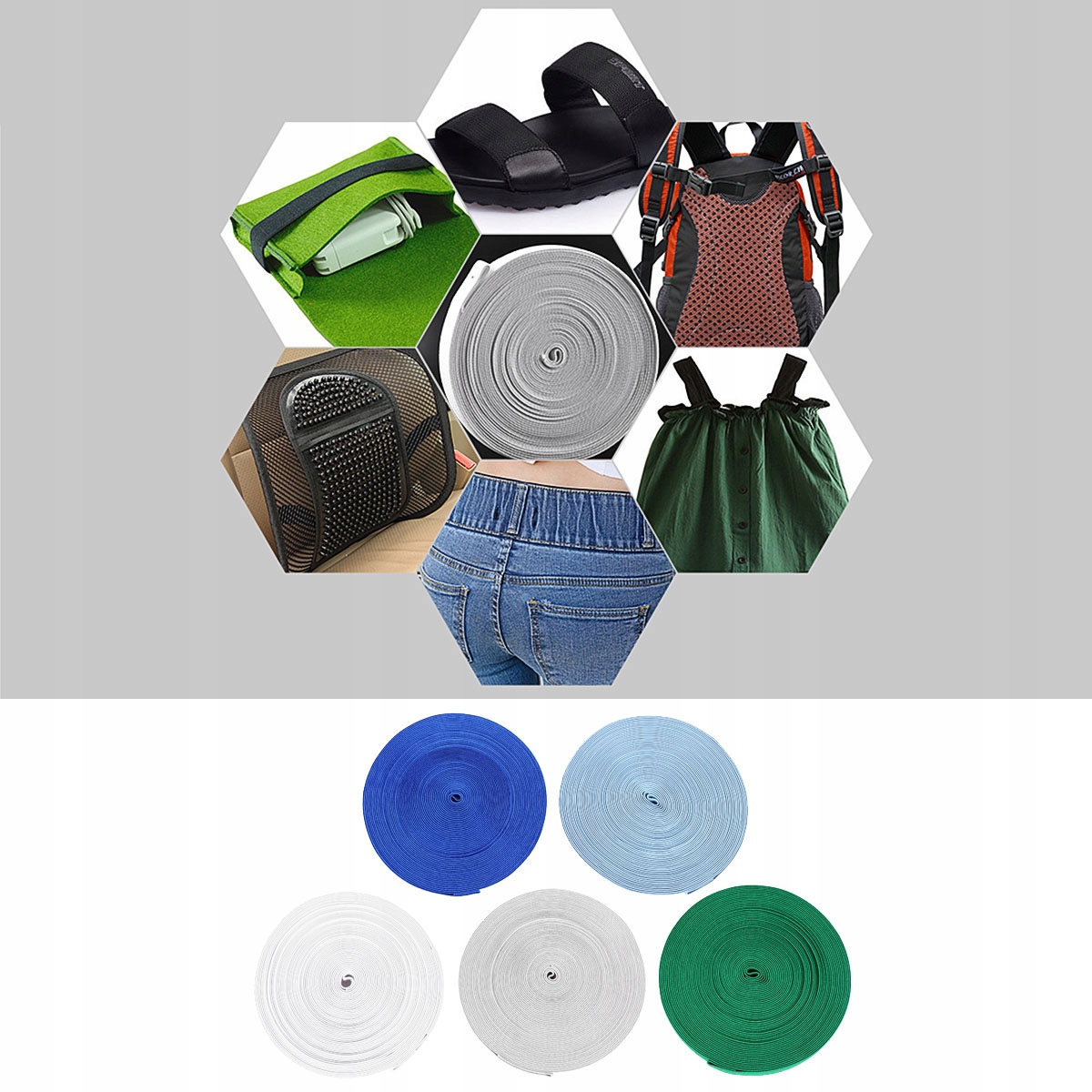 1 ROLKA PRECYZYJNE BUTY ELASTYCZNA TAŚMA DIY ELASTYCZNA Materiał inny