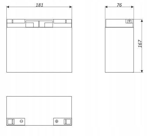 APCRBC55 RBC 55 #55 ZESTAW AKUMULATORÓW PAKIET BATERII UPS APC 4x MW 18-12F Kod producenta RBC55 4xMW 18-12F