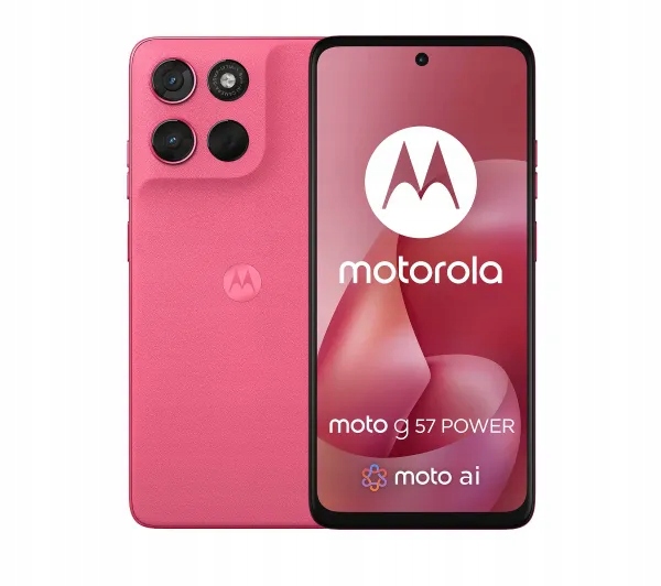 Smartfon Motorola moto g57 Power 5G 12/256GB 120Hz Pink Lemonade Różowy