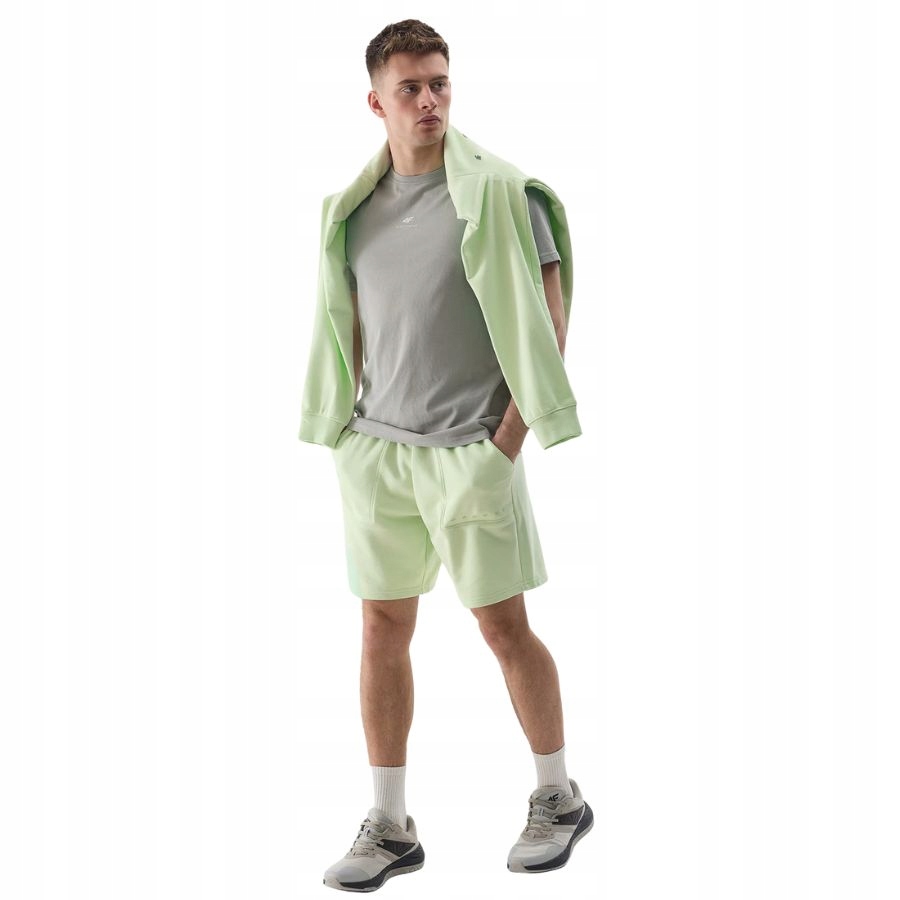 SPODENKI DRESOWE MĘSKIE 4F KRÓTKIE SPODNIE SZORTY SPORTOWE NA CO DZIEŃ Linia regular