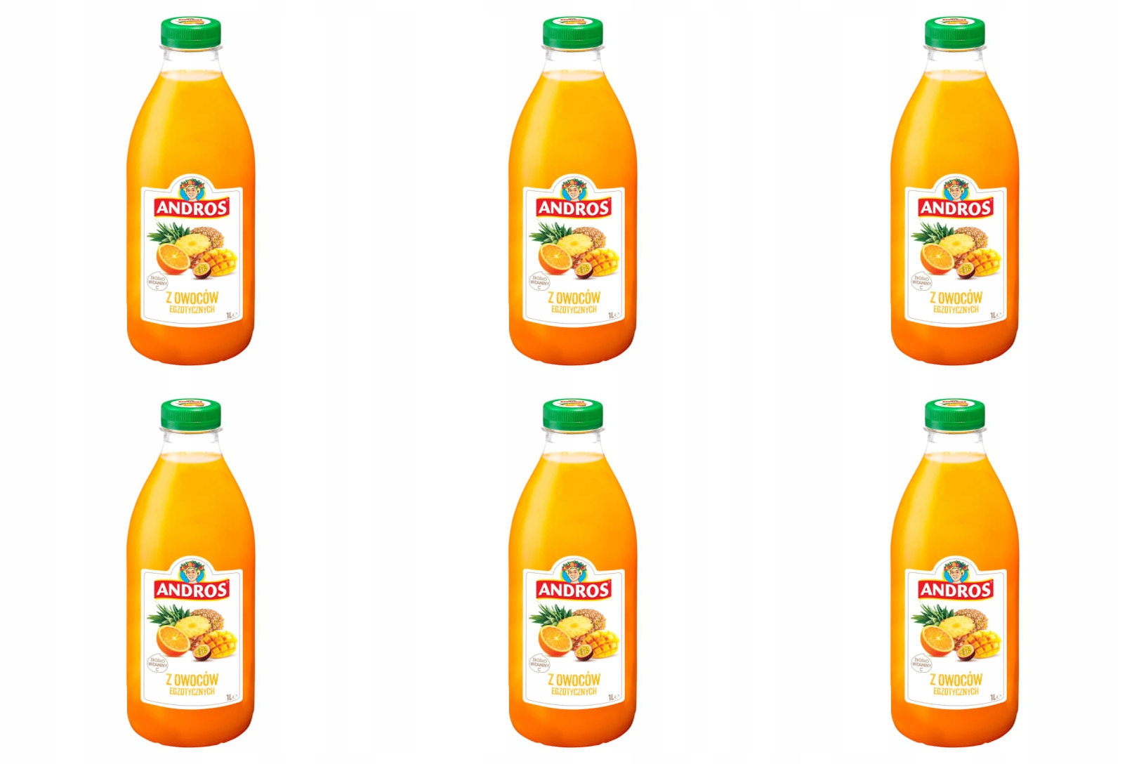 Sok z owoców tropikalnych 1 l naturalny skład Andros 100%