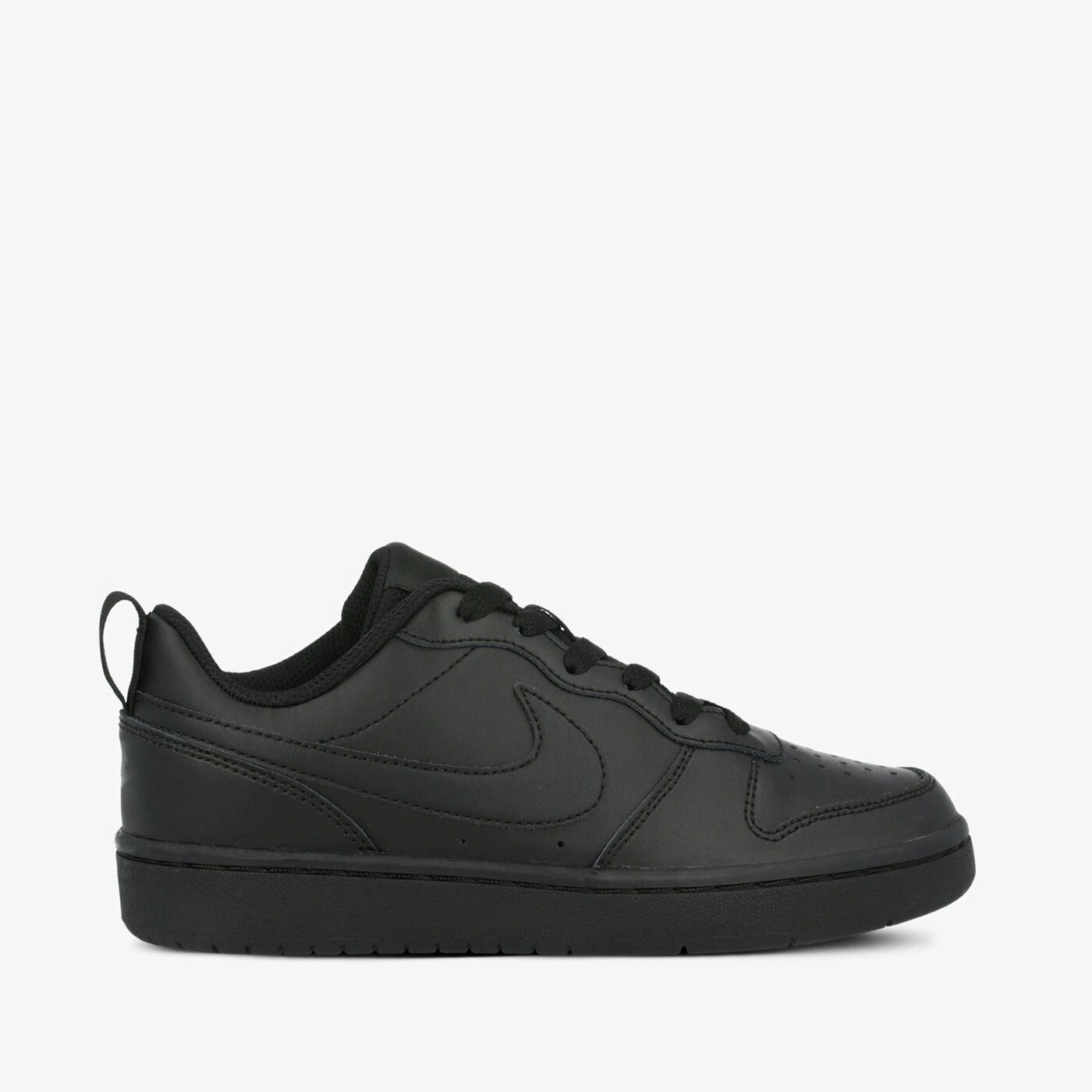 Boty Pro Mládež Nike Court Borough Low 2 'Triple Black' BQ5448-001 vel.