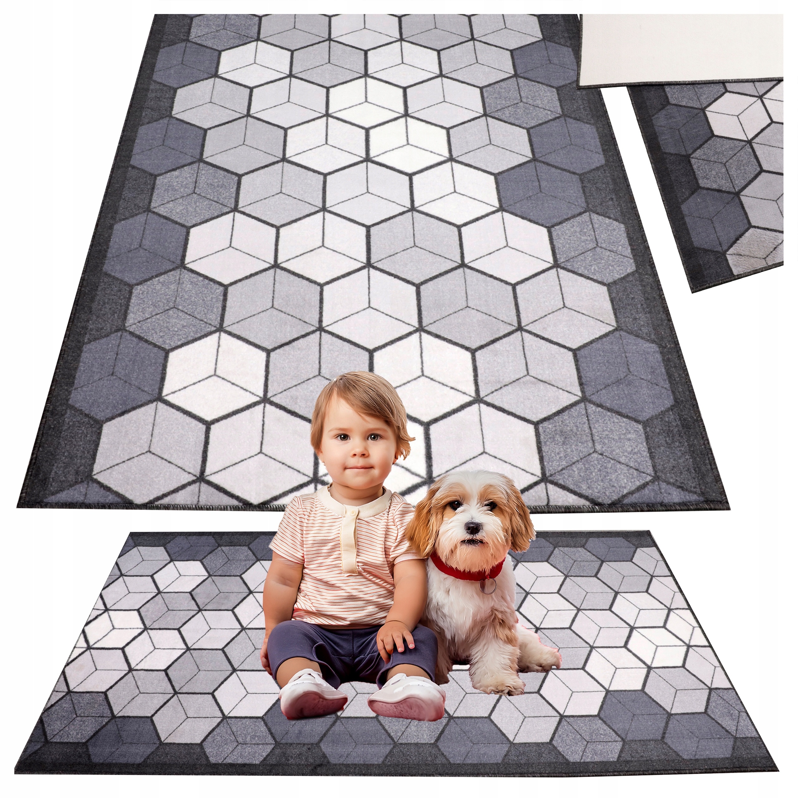 Koberec Do Obývacího Pokoje Moderní Vzor Běhoun Vnitřní 100 X 150 CM