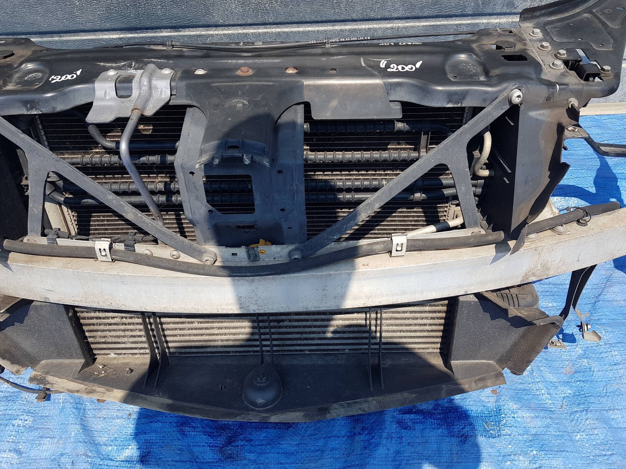 support panel for radiators radiator MERCEDES W207 2.2 CDI A207 CABRIO AUTOMAT