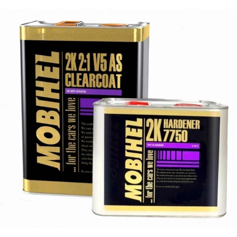 Bezfarebný Lak Mobihel V5 S Leskom 7,5 L, Rýchly