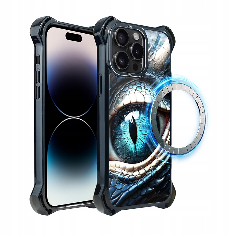 Pouzdro pro iPhone 14 Pro Max DropGuard Ultra s MagSafe, oko ledového draka