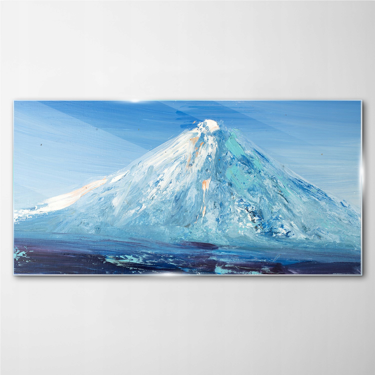 

Foto-obraz szklany na ścianę Góry niebo 140x70 cm