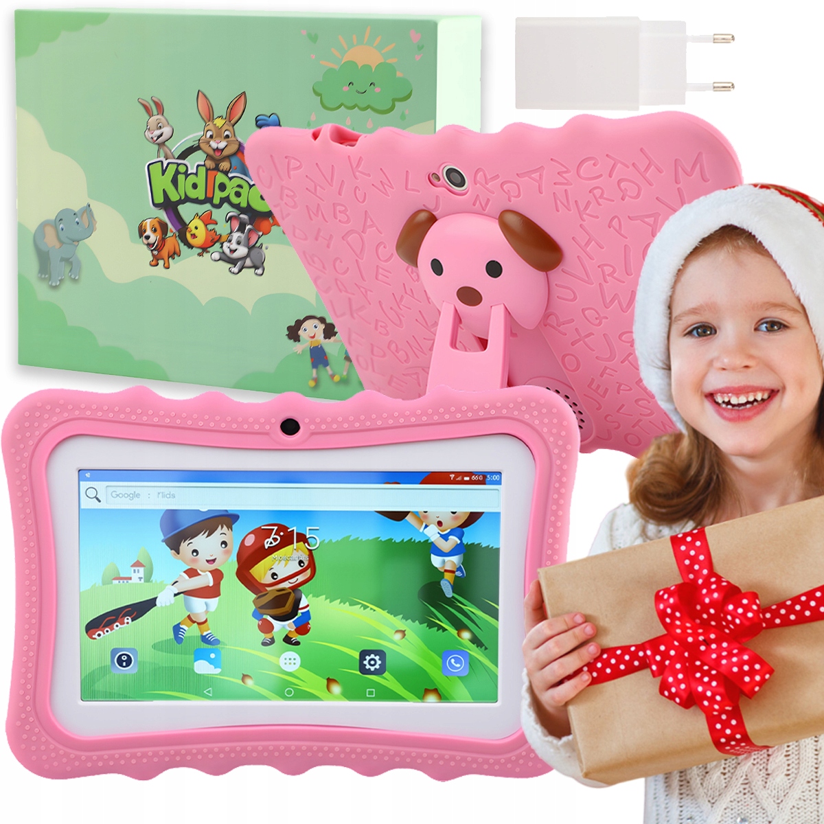 Tablet Dziecięcy Tablet Dotykowy Dla Dzieci Z Wifi Bluetooth Język Polski