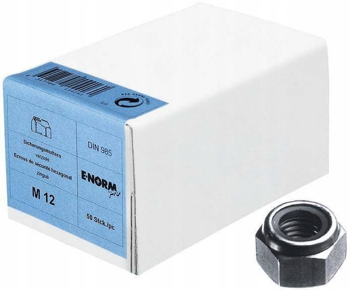 DIN985, pozink. galvan.M24, prodejní obal E-NORMpro