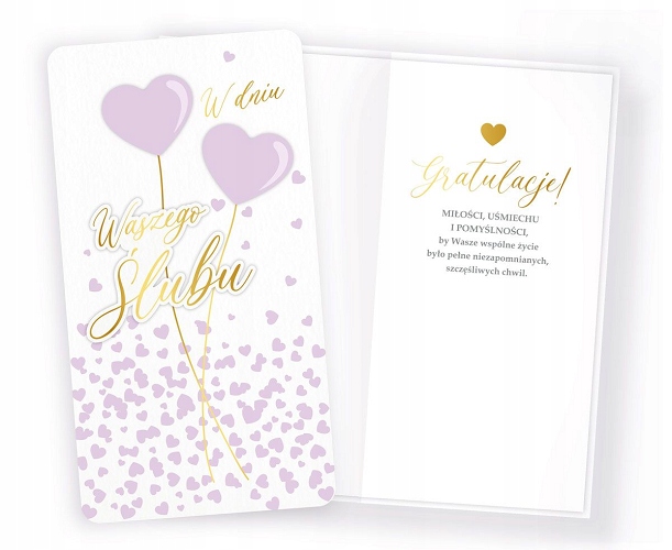 Prezenty ślubne Kartki z życzeniami Premium PM230 Marka Kukartka