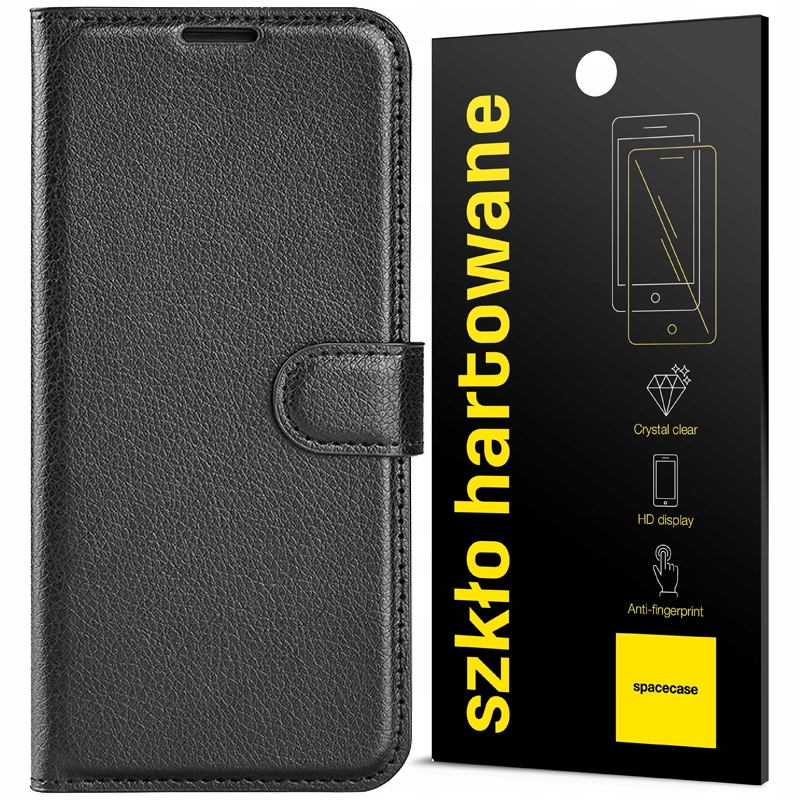 

Etui Do Moto G42 Litchi Wallet Case Pełne Szkło