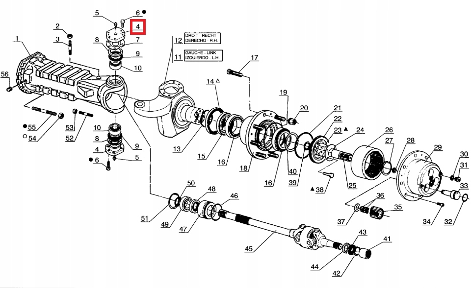 SWORZEN ZWROTNICY LOZYSKO MANITOU MLT MVT 958190 Part manufacturer other