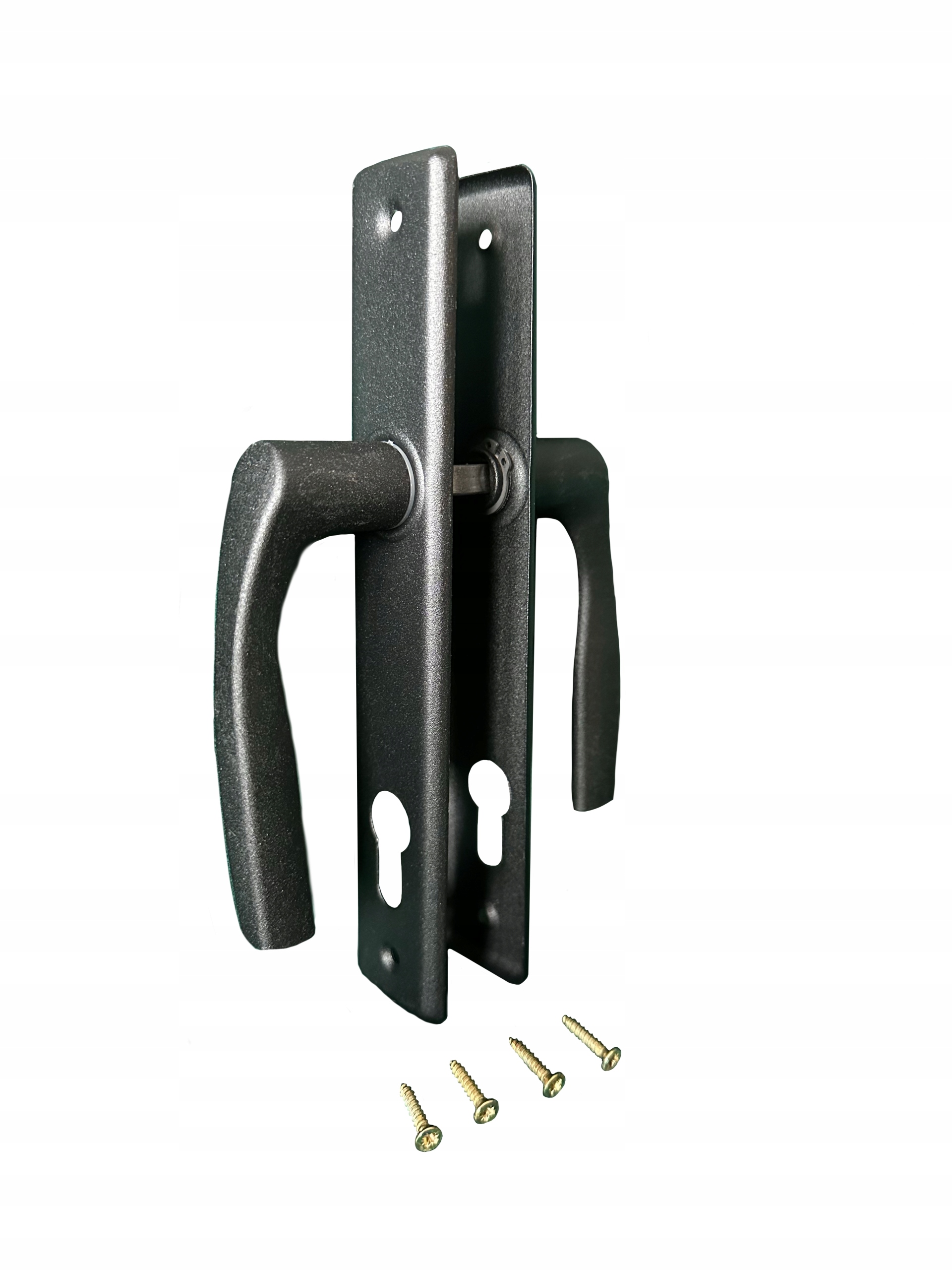 

Klamka Do Furtki klamki 90 Czarna Długi Szyld