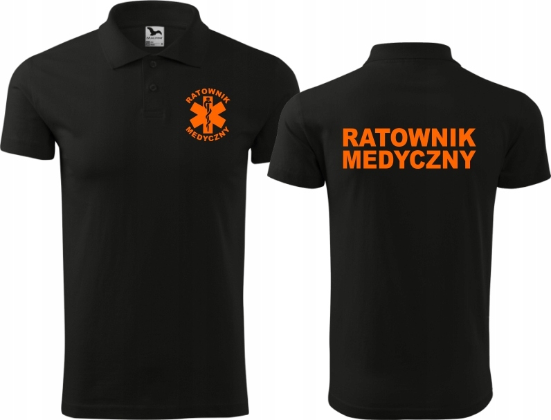 

Męska Koszulka Polo Ratownik Medyczny bawełna