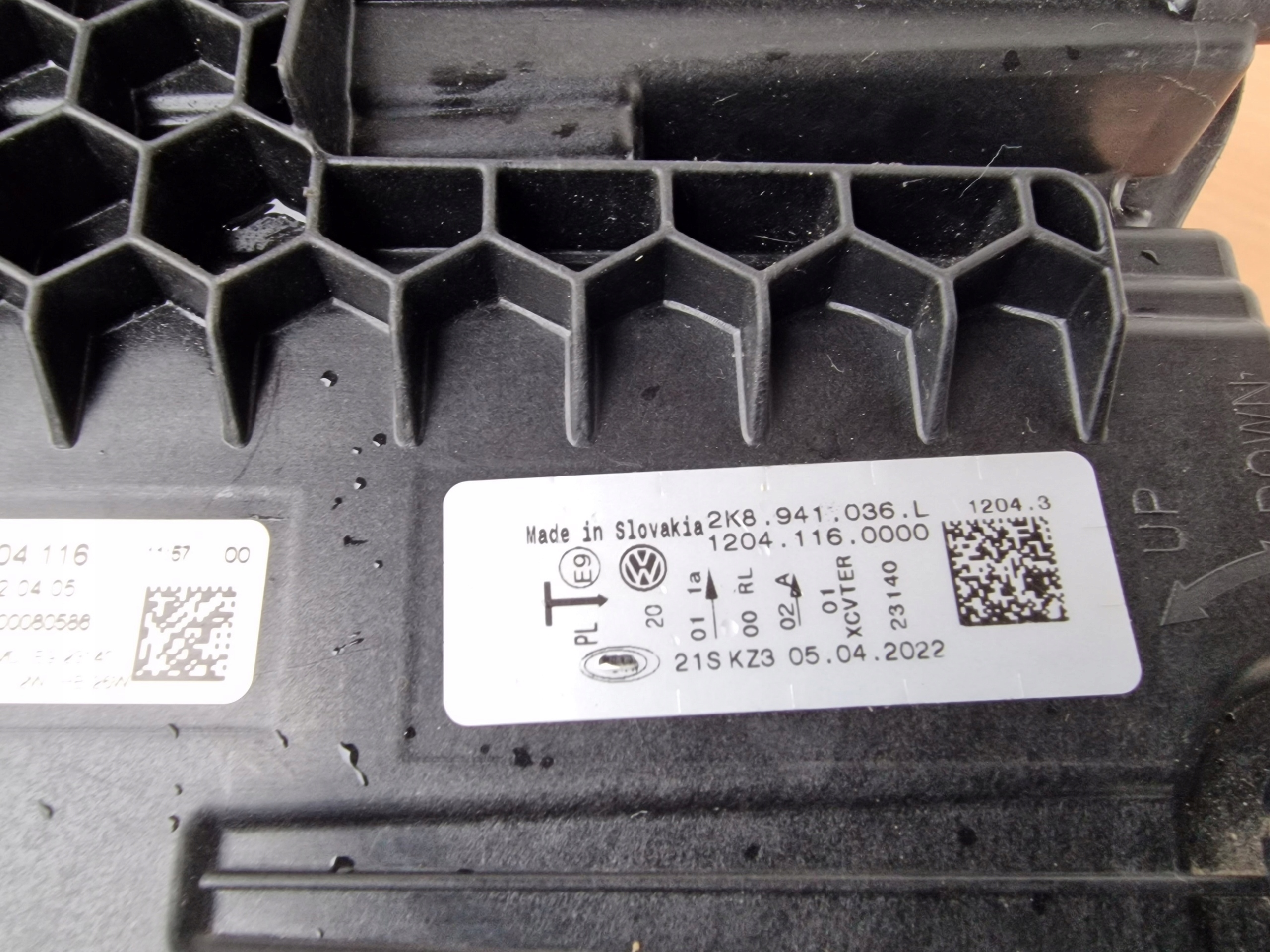 VW CADDY 2K8 control unit module LED lights PRAWEJ