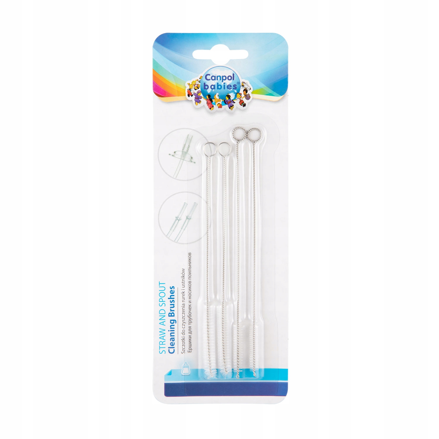 CANPOL SZCZOTECZKI DO CZYSZCZENIA SŁOMEK RUREK x4 Rodzaj szczotka