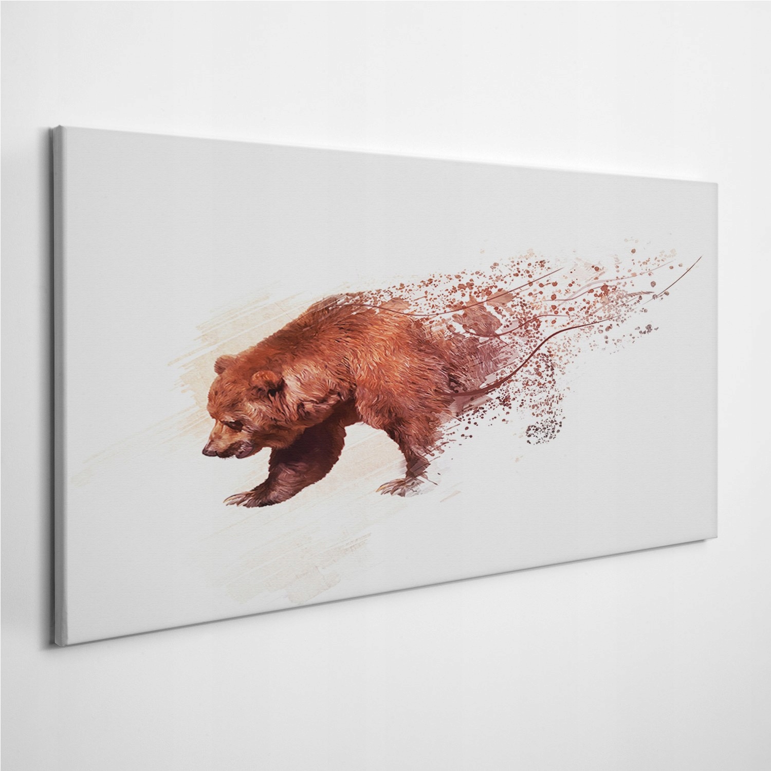 

Fotoobraz z zdjęciem Niedźwiedź Akwarele 120x60 cm