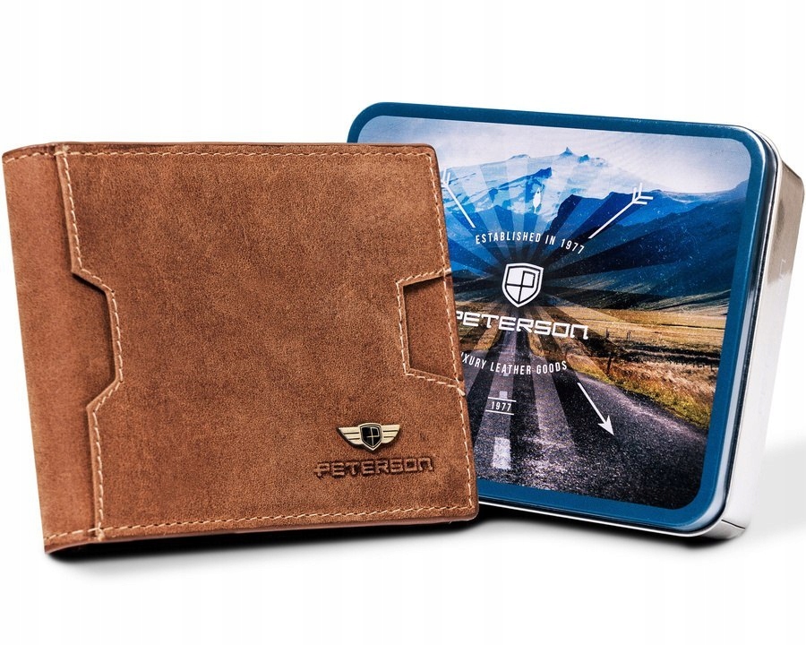 Kožená pánská peněženka s kapsou na kartu Lumark