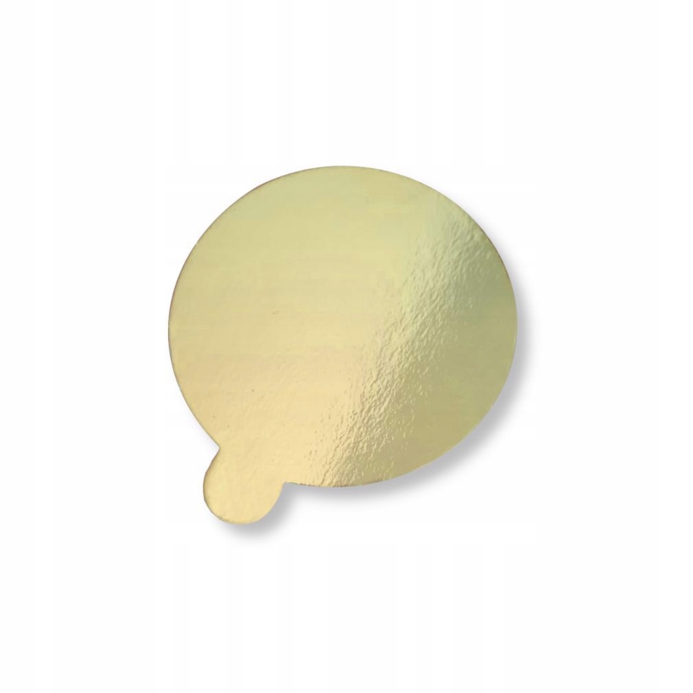 Levně Banketová podložka 7 cm zlatá 200 ks