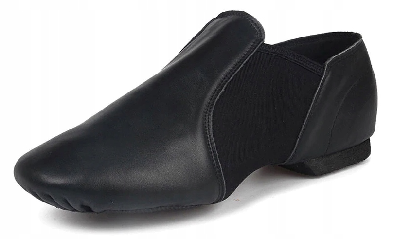 SKÓRZANE BUTY DO TAŃCA NOWOCZESNEGO TRENINGOWE Model H001 - BLACK
