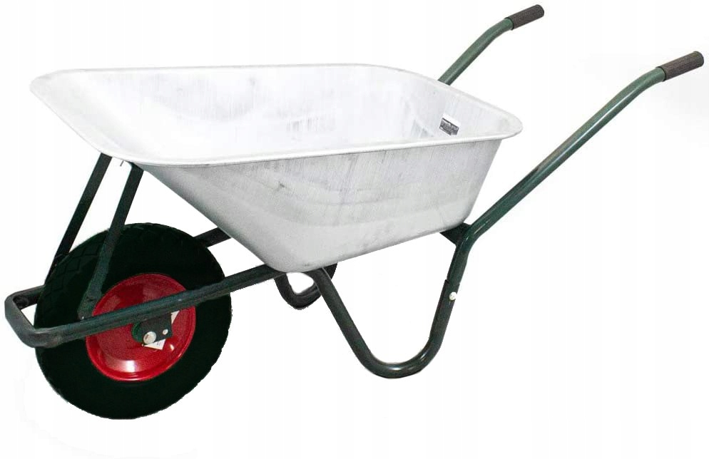 TACZKA OGRODOWA BUDOWLANA CZARNE KOŁO PU 250KG