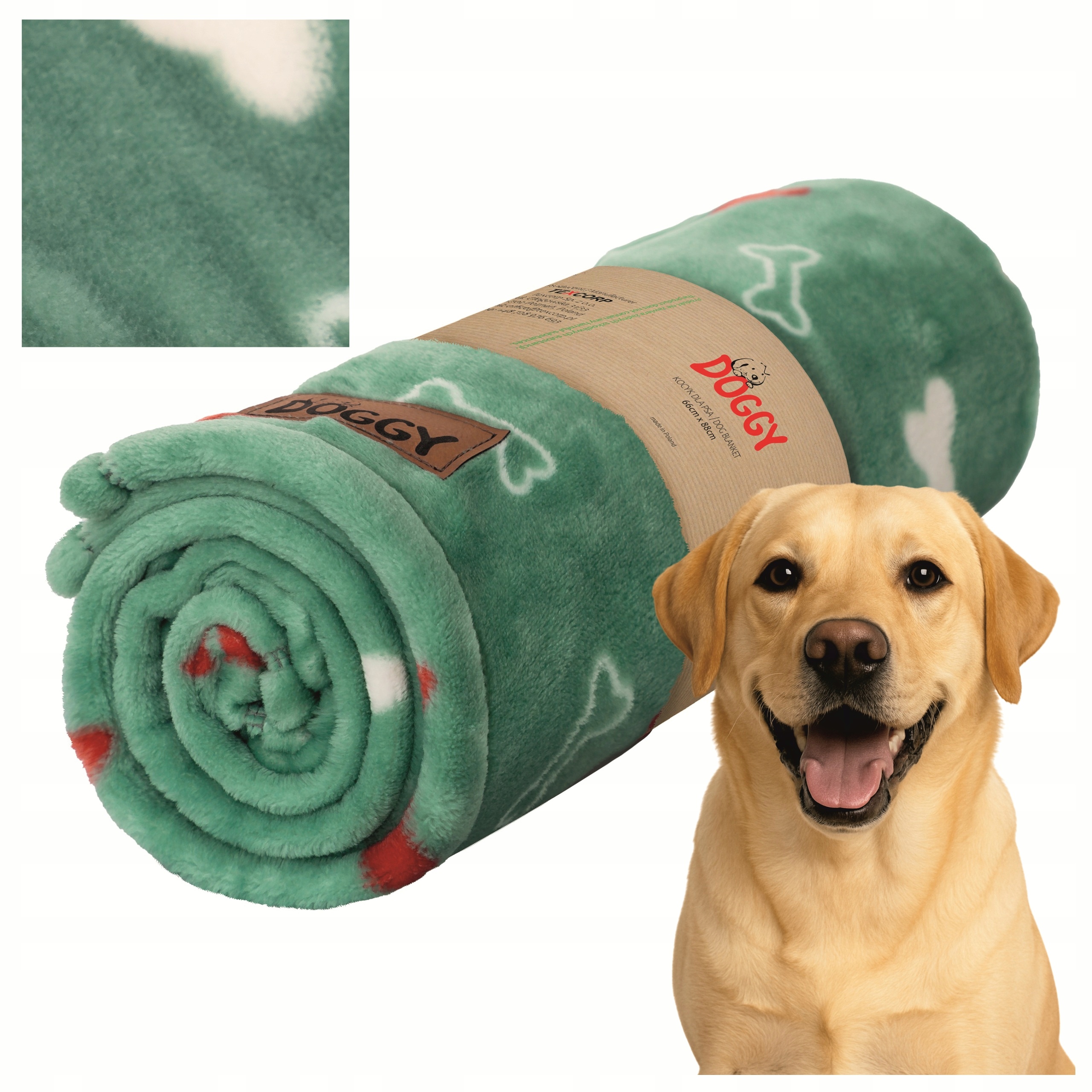 Levně Dekka pro psa, oboustranná deka pro pro kočky 140x100 cm, plyšová podložka pro psa, velká