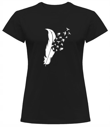 

Damska Koszulka T-shirt Piórko Ptaki S-xxl Tu XXL