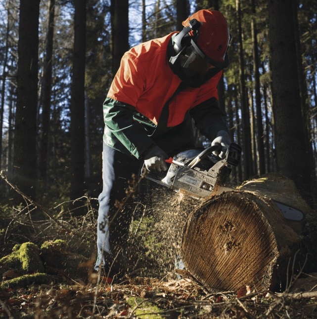 Piła Spalinowa Pilarka Łańcuchowa do drewna gałęzi CSP5300 2000 W Scheppach Moc silnika 2.7 KM