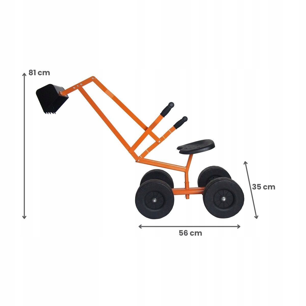 Zabawka koparka dla dzieci Jeździk Rodzaj pojazdu Koparki