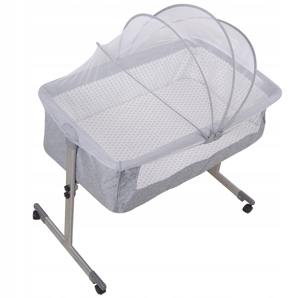 KOŁYSKA DLA DZIECKA Z SIATKA NA KOMARY I MATERACEM ŁÓŻECZKO DZIECIĘCE Kod producenta 8309487843554