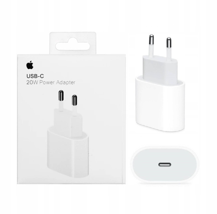 SZYBKA WTYCZKA KOSTKA ŁADOWARKA DO APPLE 20W USB-C iPhone GRATIS PREZENT