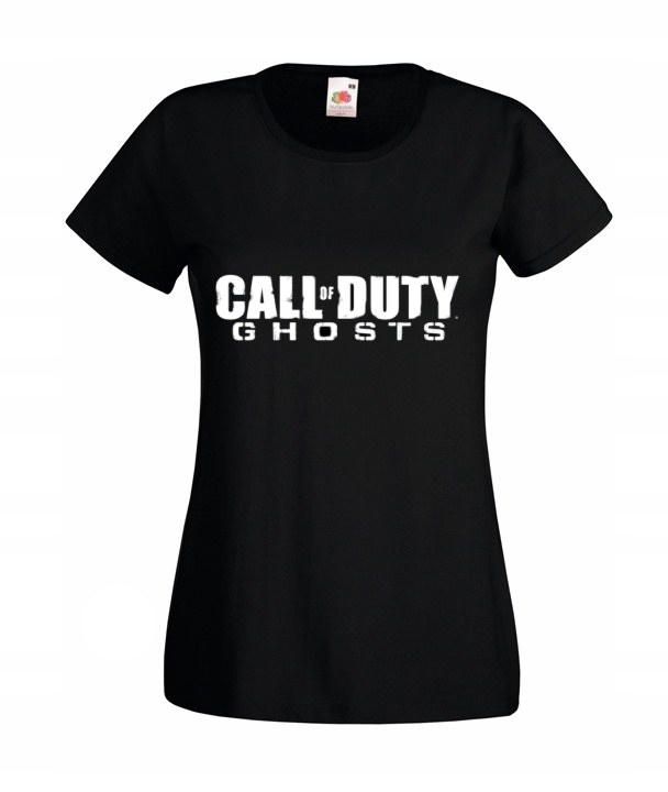 

Damska Koszulka Czarna Call of Duty Wzory