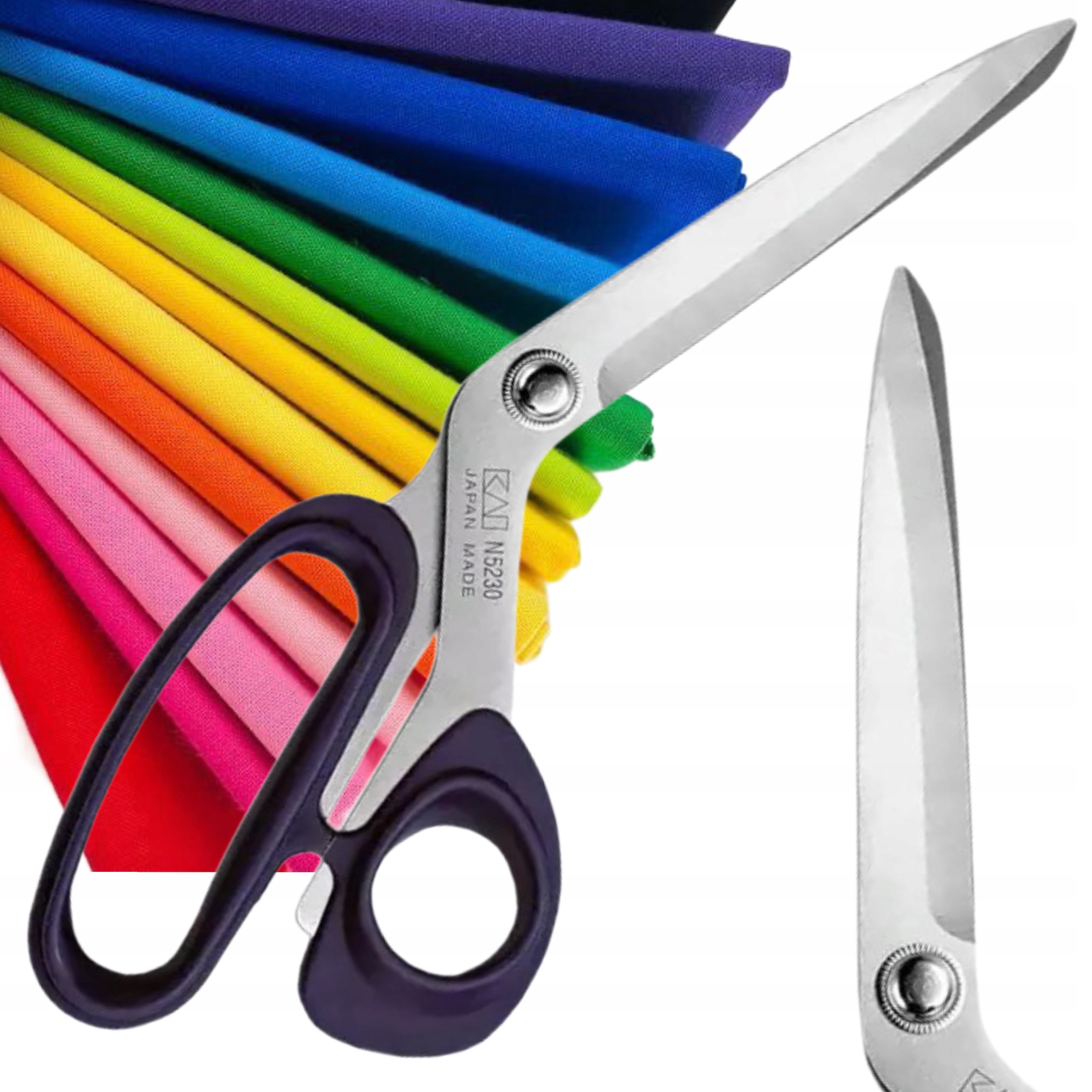 Krejčovské Nůžky Kai Japonské Ostré Nůžky Na Látky A Kůži 23CM N5230