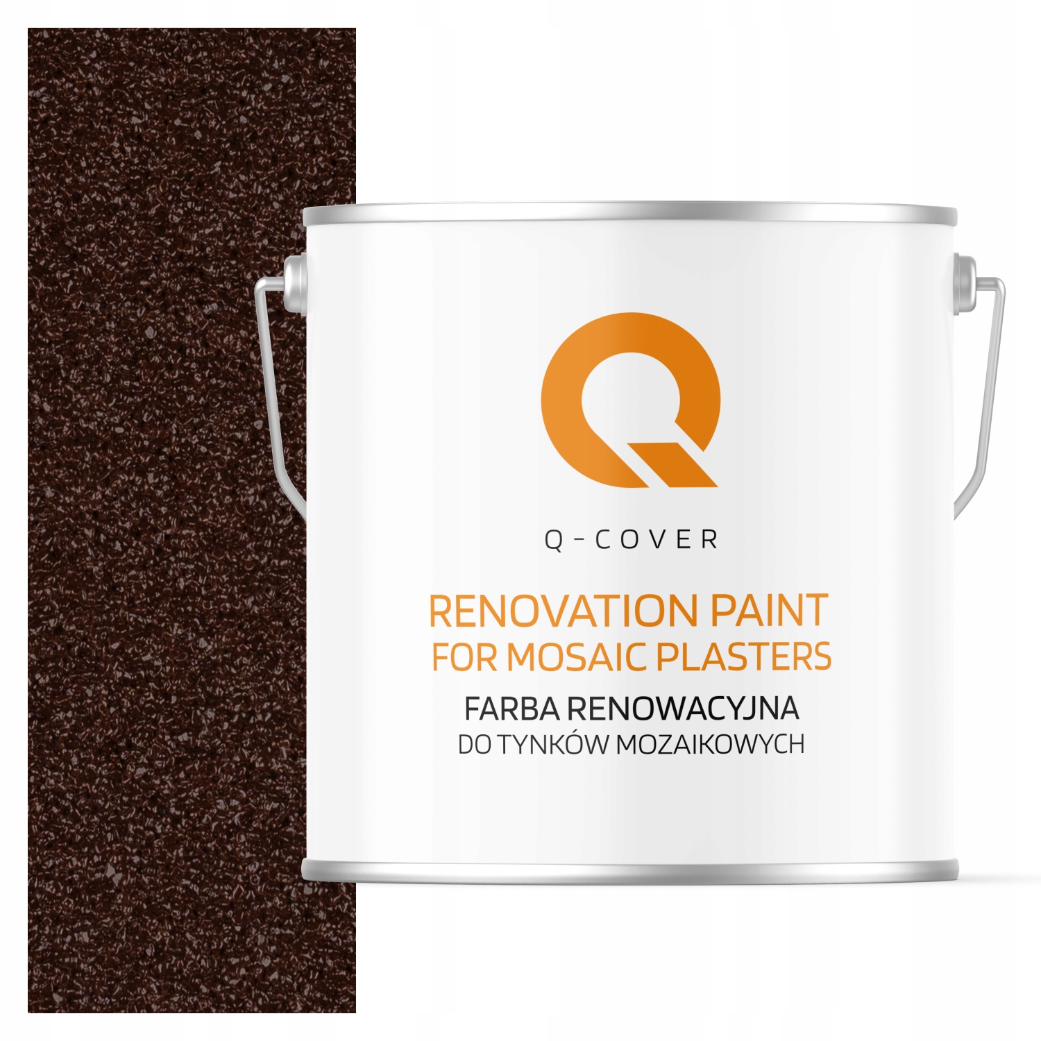 Renovačná farba na mozaikovú omietku 5L Obnova Hnedá Teplá Ral 8016