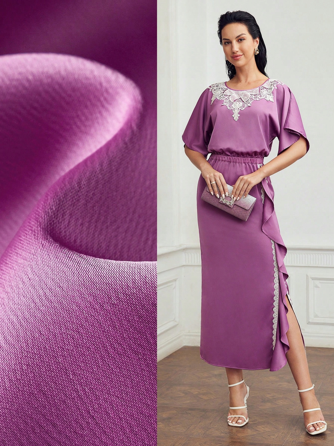 Šaty Koktejlové Šaty Elegantní Elegantní Premium Motf Xs 34