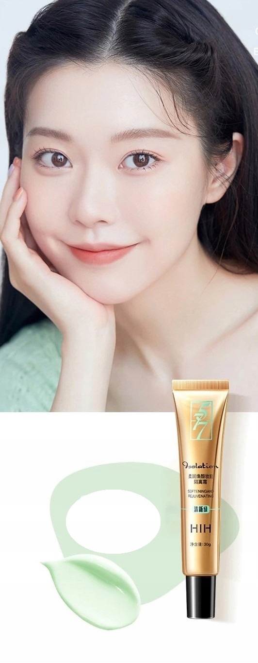 Baza pod makijaż NEUTRALIZUJĄCA ZACZERWIENIENIA zielona HIH 30g