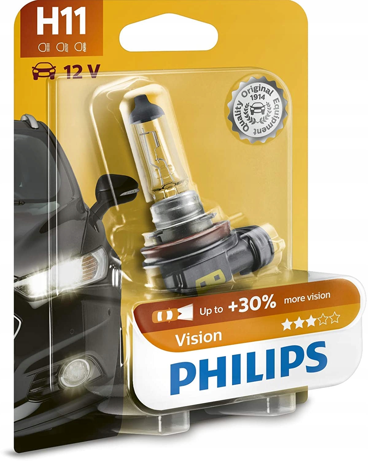 

Philips Zarowka H11 Vision 12V 55W PGJ19-2 12362PR