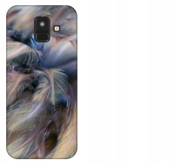 

Etui pokrowiec Samsung Galaxy A6 2018 Pióra kurcza