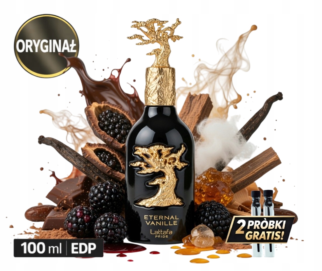 Perfumy Lattafa Eternal Vanille 100ml 2 Próbki