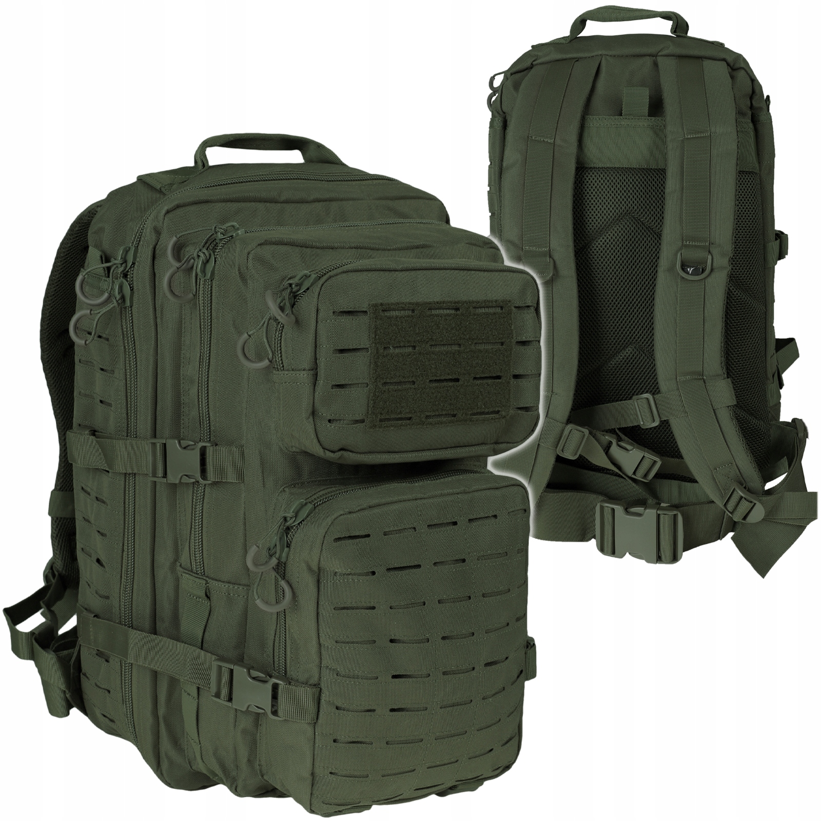 Plecak Wojskowy Militarny Dominator Warrior Laser Cut Turystyczny 36L Olive