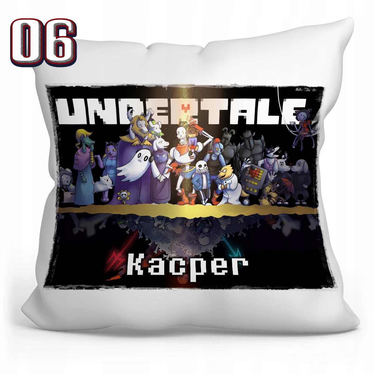 PODUSZKA UNDERTALE SANS + IMIĘ Marka Resolid
