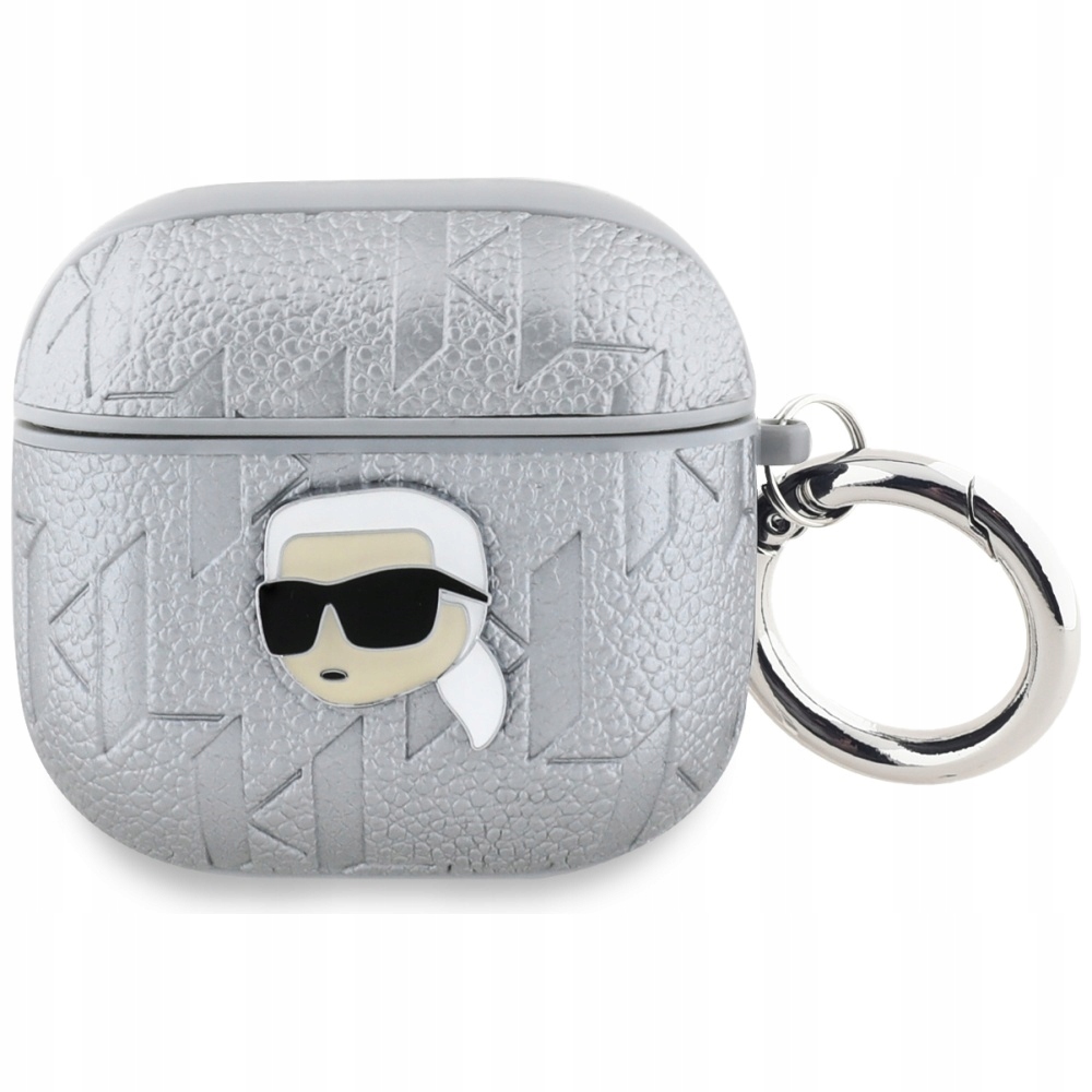 Karl Lagerfeld Pouzdro Pro Airpods 4 Monogram Karl Head Elegantní Pouzdro Ochrana