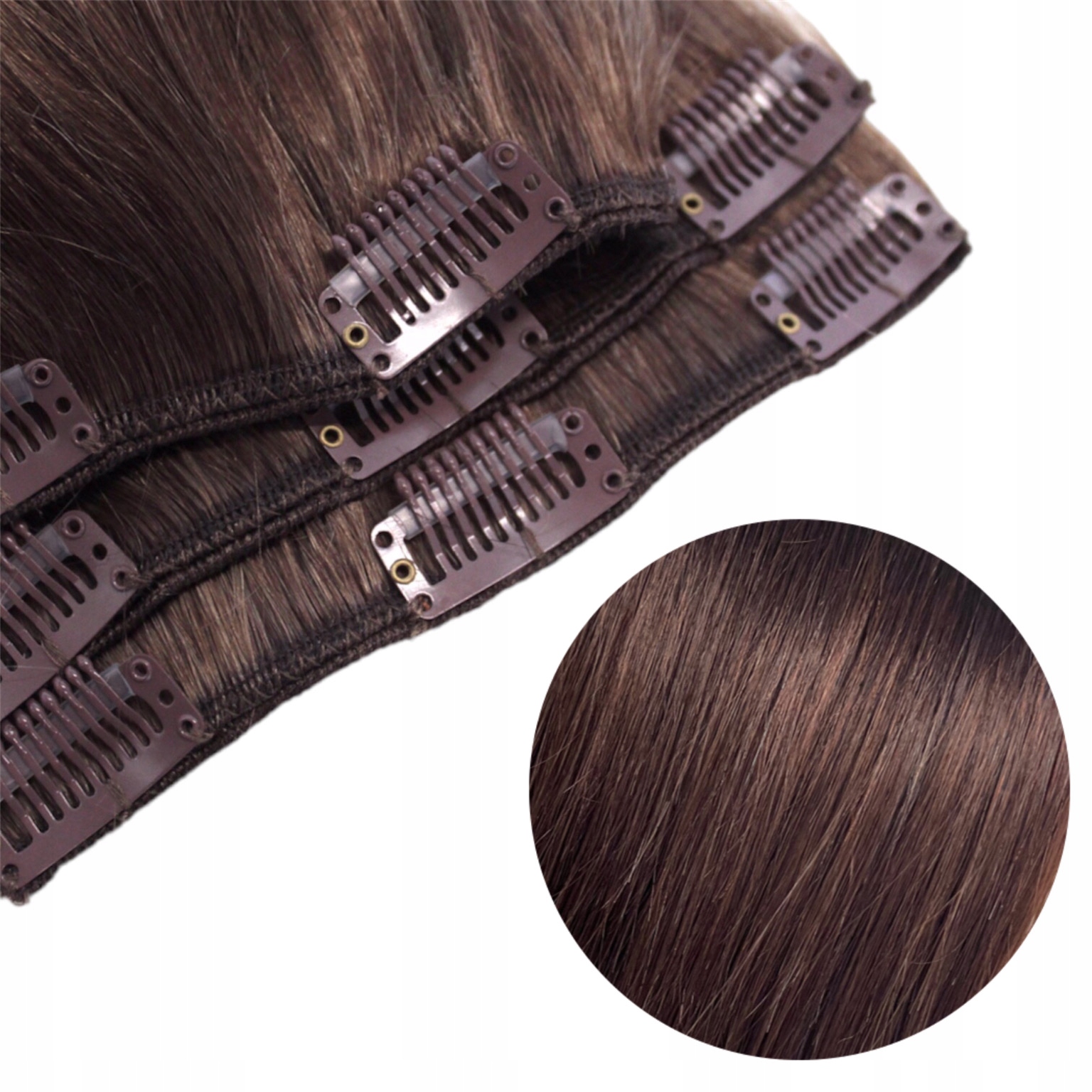 Clip In Dopinka Sada Přírodní Vlasy 40 CM #2