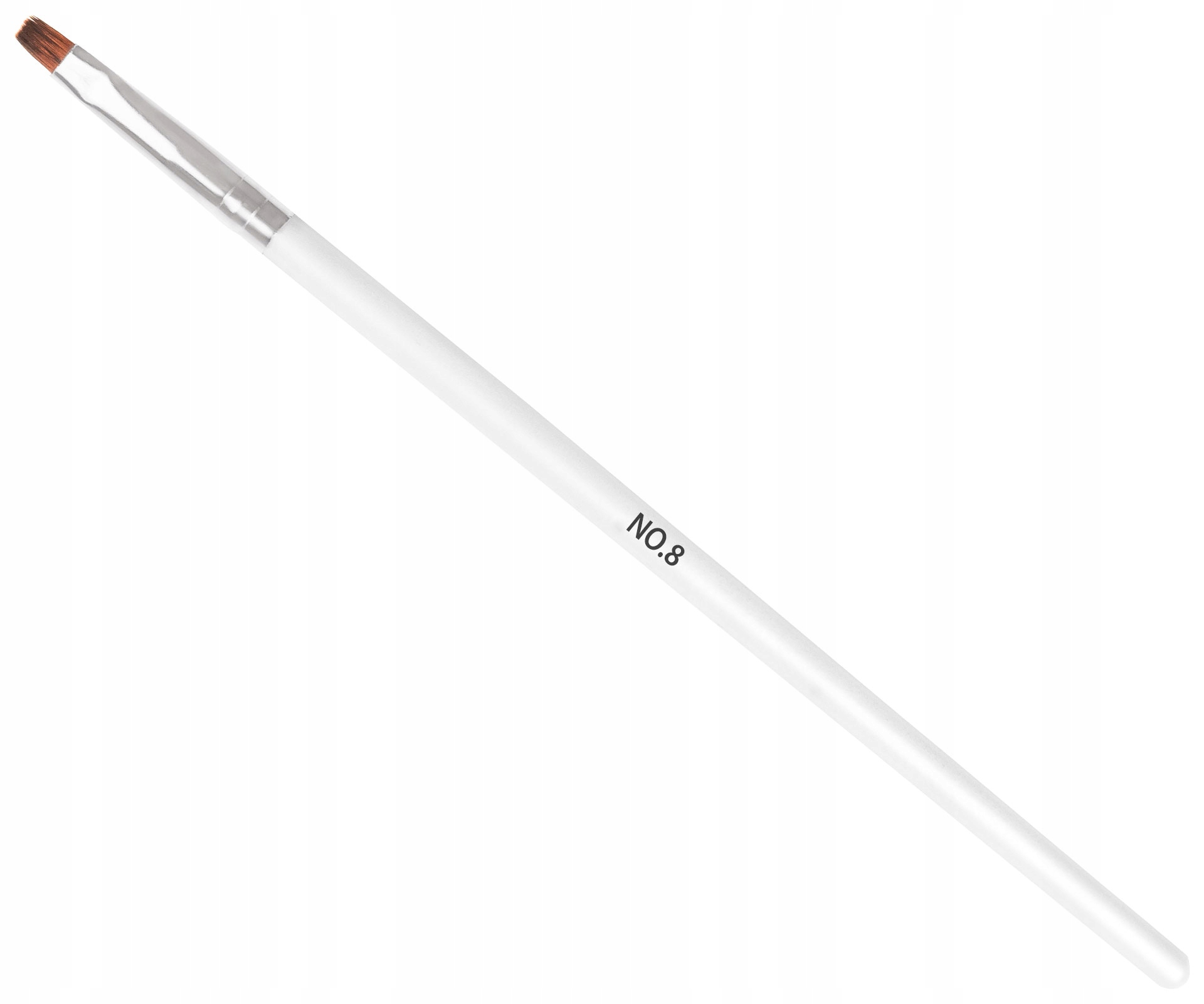 

Pędzelek Do Żelu drewniany płaski prosty #8