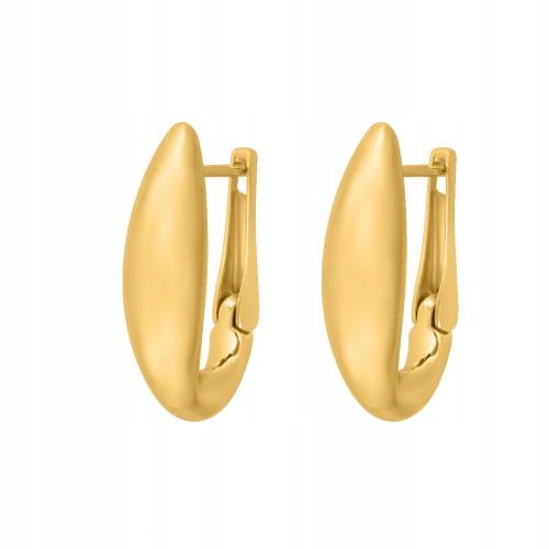 Efektní, popraskané zlaté 585 náušnice jsou ideální jako dárek ke Dni žen