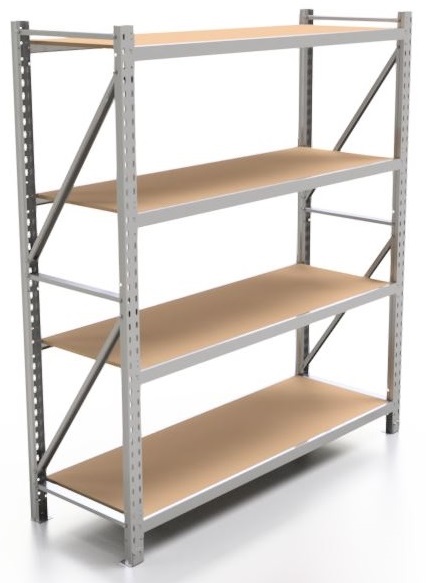 REGAŁ METALOWY GARAŻ PIWNICA MAGAZYN 200X180X60 Wysokość produktu 200 cm