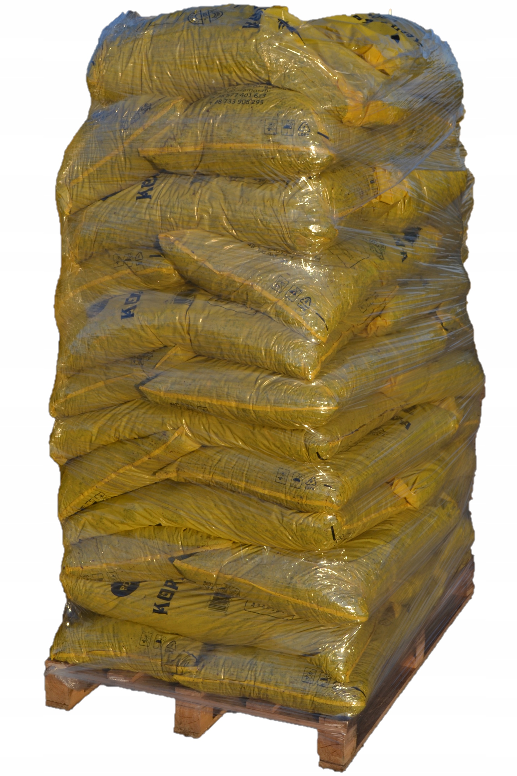 

Kora sosnowa sortowana Drobna 80 l, Paleta 36 szt.