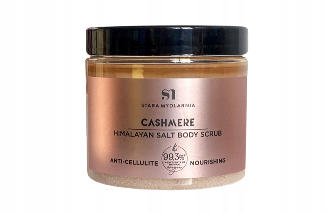 STARA MYDLARNIA CASHMERE PEELING SOLNY Z RÓŻOWĄ SOLĄ HIMALAJSKĄ