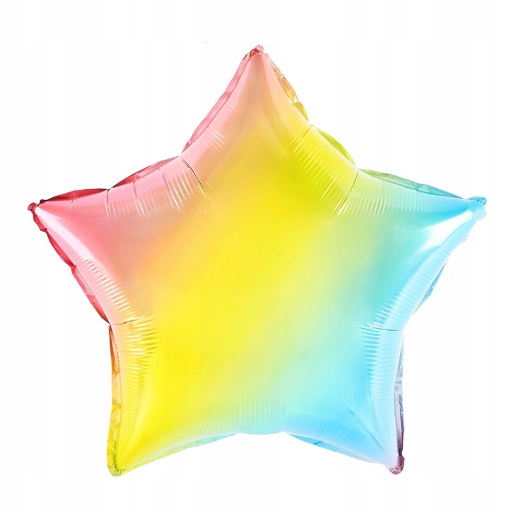 

Balony foliowy Gwiazdka kolorowe tęczowe 45cm