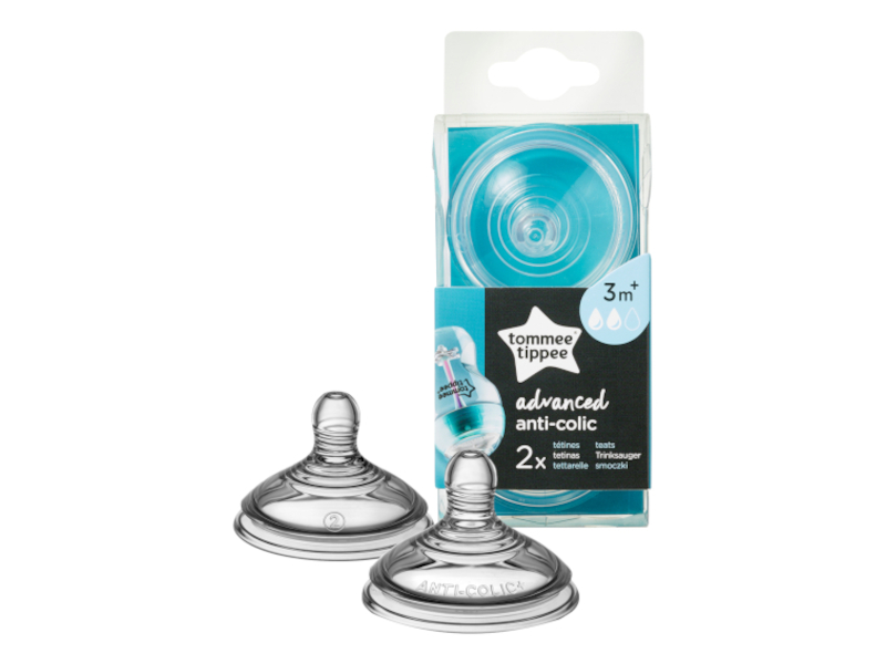 

Smoczek do butelki Antykolkowy 2x 3M Tommee Tippee